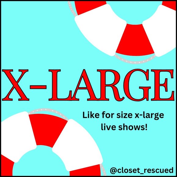 SIZE X-LARGE Live Shows! Like for notifications - Picture 1 of 1